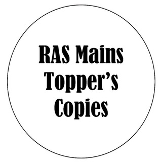 RAS MAINS TOPPER'S COPIES