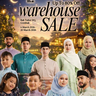 BAK WAREHOUSE SALE RAYA ❤️