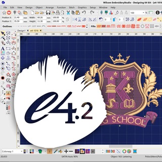 Wilcom Embroidery Studio E4.2