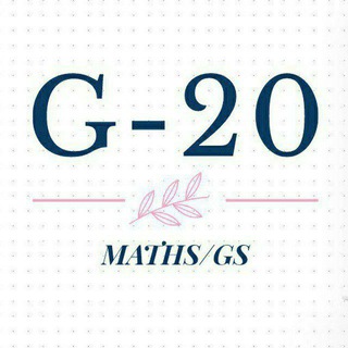 G-20 MATHS OPTIONAL CHANNEL