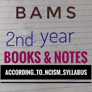 BAMS 2nd year[according to ncism syllabus]