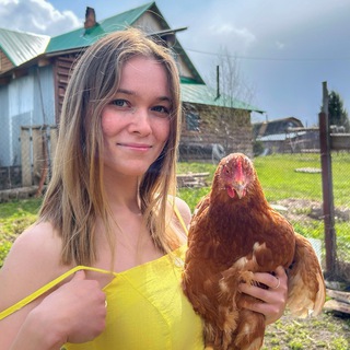 Nastya and village life